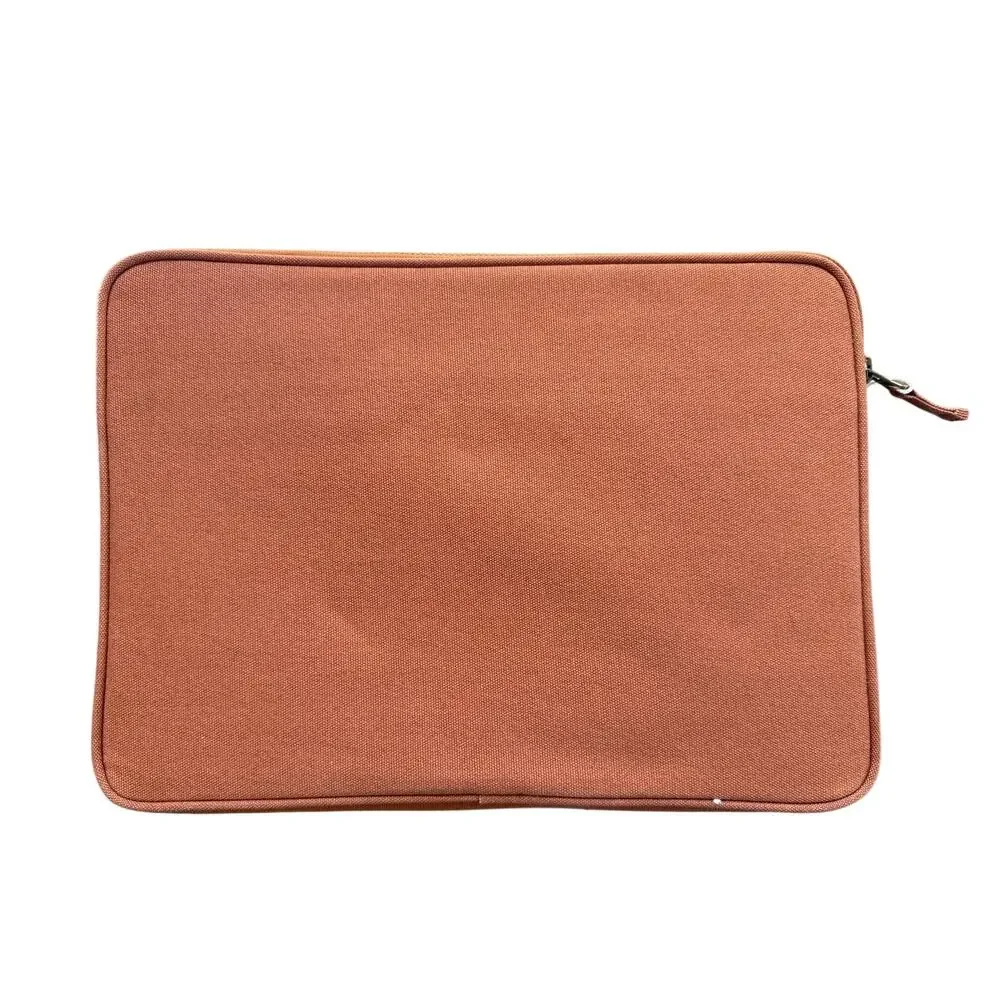 Sezane Cotton Laptop Bag in Terracota NEW NWT